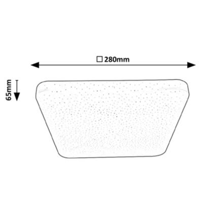 Rabalux - LED Ceiling light LED/12W/230V