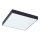 Rabalux - LED ceiling light LED/18W/230V 3000-6000K IP44 black 17,5x17,5 cm