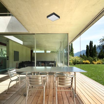 Rabalux – LED Ceiling Light LED/18W/230V 3000–6000K IP44 Black