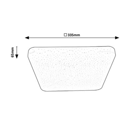 Rabalux - LED Ceiling light LED/18W/230V