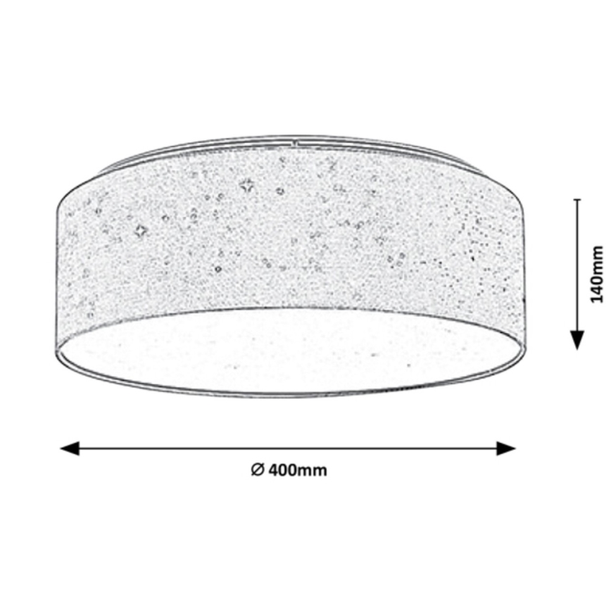 Rabalux - LED Ceiling light LED/22W/230V creamy