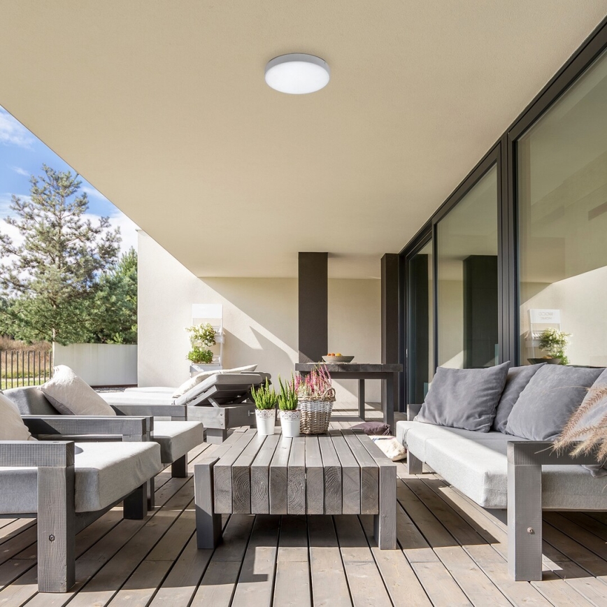 Rabalux - LED Ceiling Light LED/24W/230V 2800-6000K IP44 White Ø 30 cm