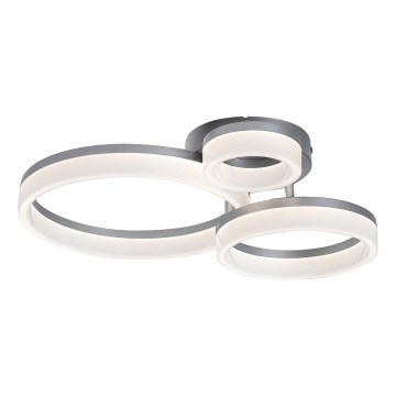 Rabalux - LED Ceiling Light LED/24W/230V 3000/4000/6500K 38x51 cm matte chrome