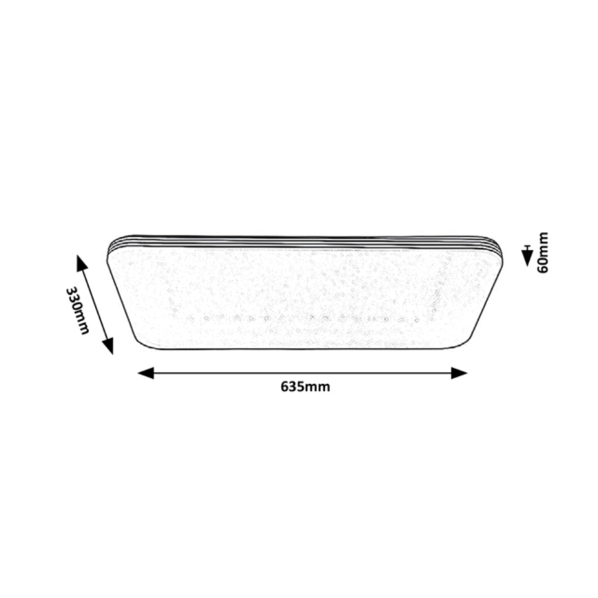 Rabalux - LED Ceiling light LED/36W/230V
