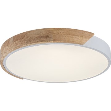Rabalux - LED Ceiling Light LED/40W/230V 3000/4000/6500K White/Oak, diameter 61 cm