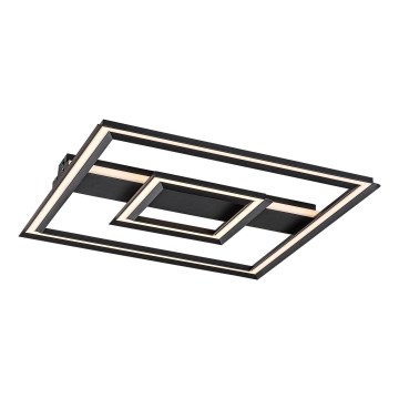 Rabalux - LED Ceiling Light LED/48W/230V 3000K Black 48.5x48.5 cm