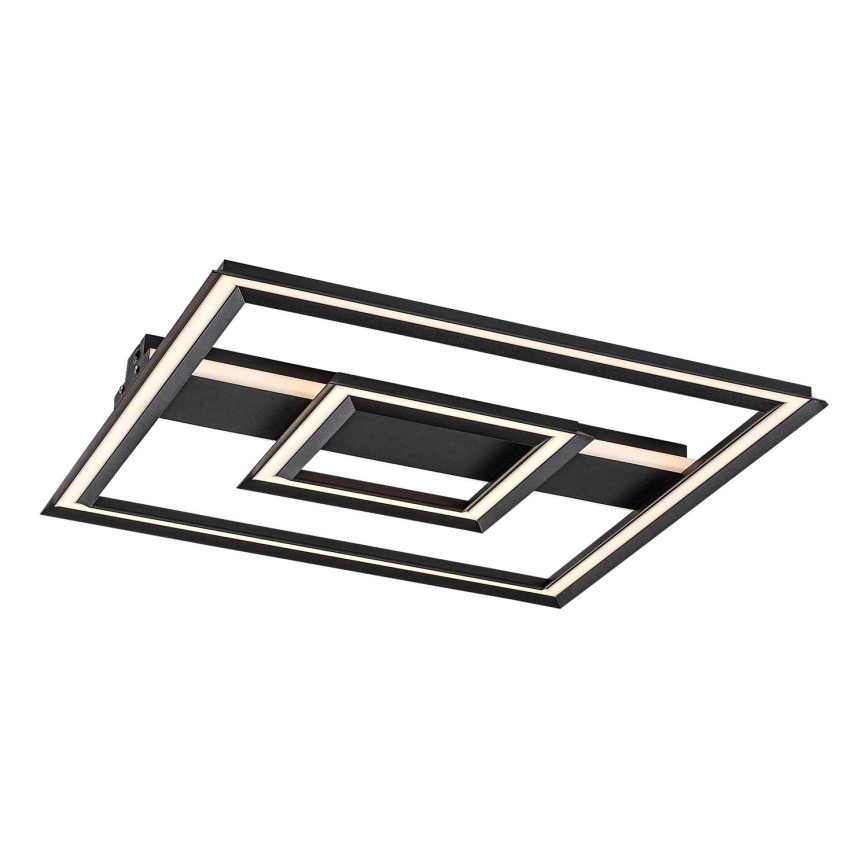 Rabalux - LED Ceiling Light LED/48W/230V 3000K Black 48.5x48.5 cm