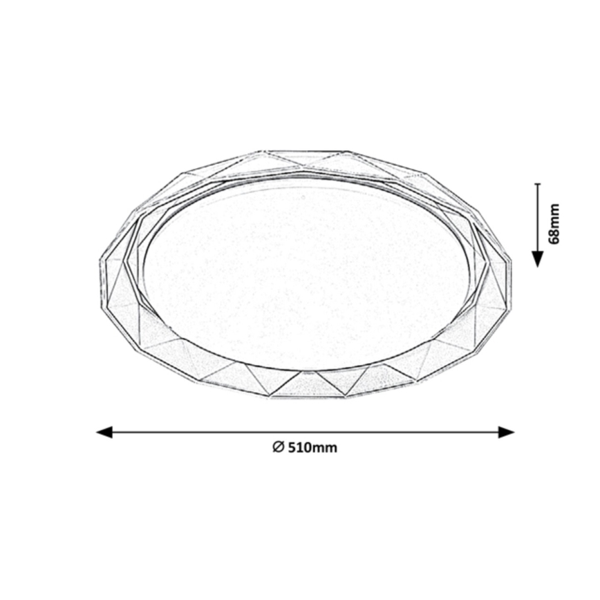 Rabalux - LED Ceiling light LED/48W/230V