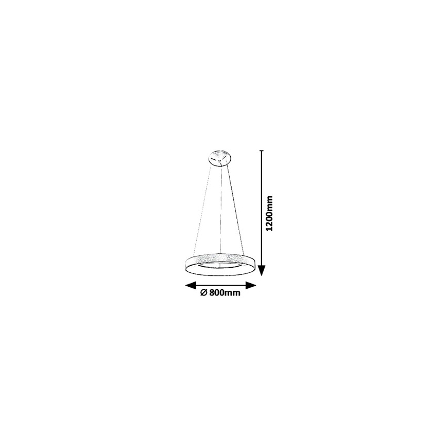 Rabalux - LED Chandelier on a string CARMELLA LED/80W/230V