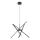 Rabalux - LED Chandelier on a string LED/40W/230V 3000K black