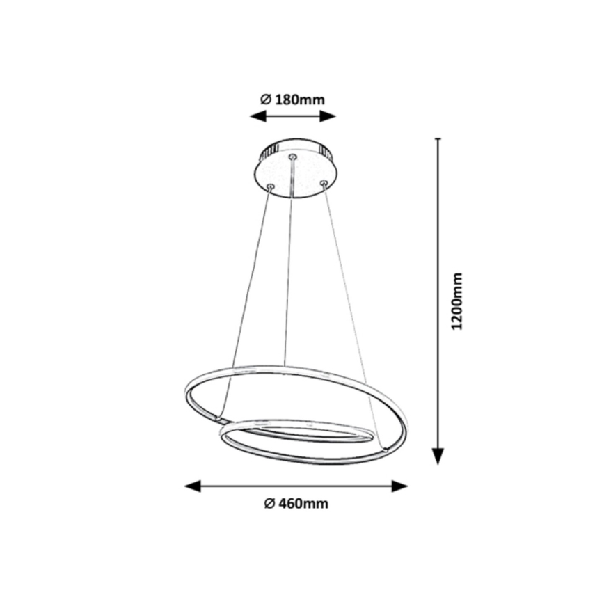 Rabalux - LED Chandelier on a string LED/40W/230V