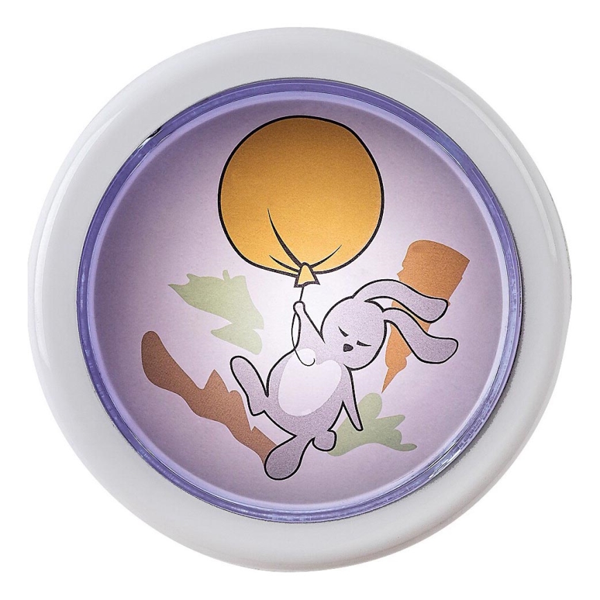 Rabalux - LED Children's night light LED/0,3W/2xAA 6000K