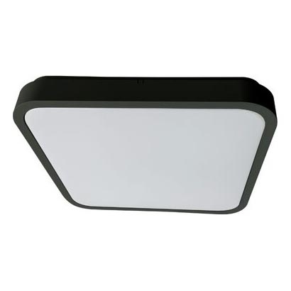 Rabalux - LED Dimmable bathroom ceiling light LED/36W/230V 3000-6000K IP44 42x42 cm black + remote control