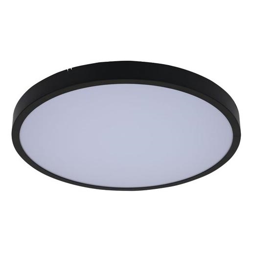 Rabalux - LED Dimmable bathroom ceiling light LED/36W/230V 3000-6000K IP44 d. 42 cm black + remote control