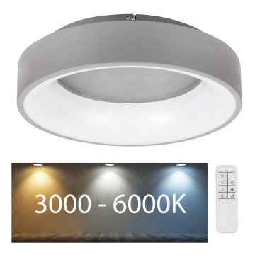 Rabalux - LED Dimmable ceiling light LED/24W/230V round 3000-6000K + remote control