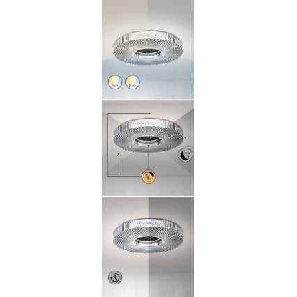 Rabalux - LED Dimmable ceiling light LED/36W/230V 3000-6000K + remote control