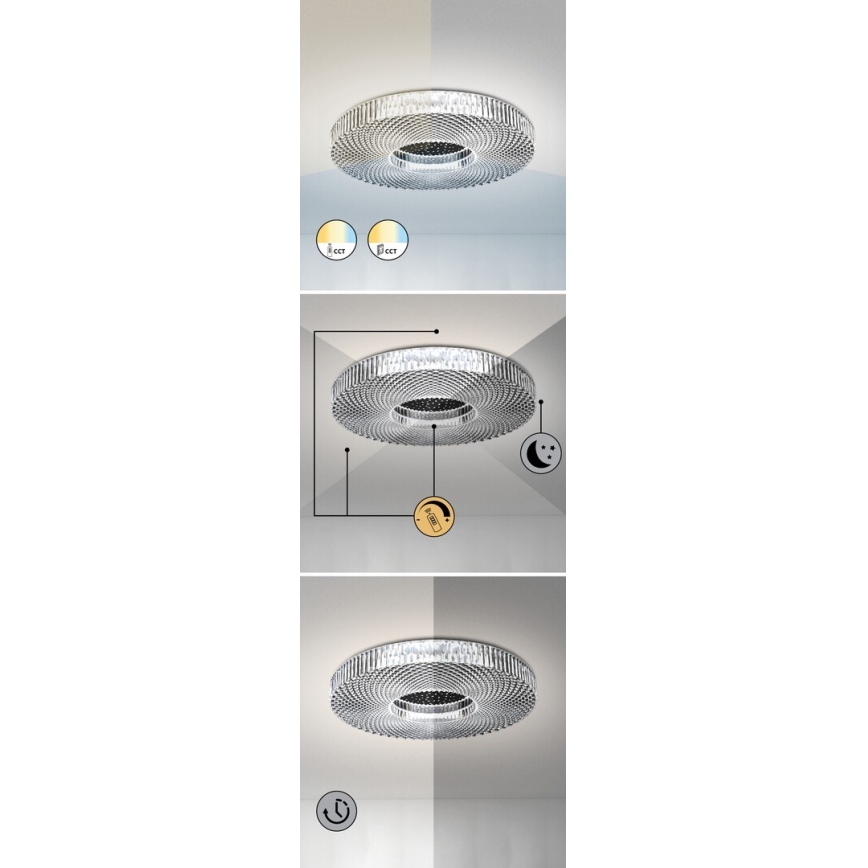Rabalux - LED Dimmable ceiling light LED/36W/230V 3000-6000K + remote control