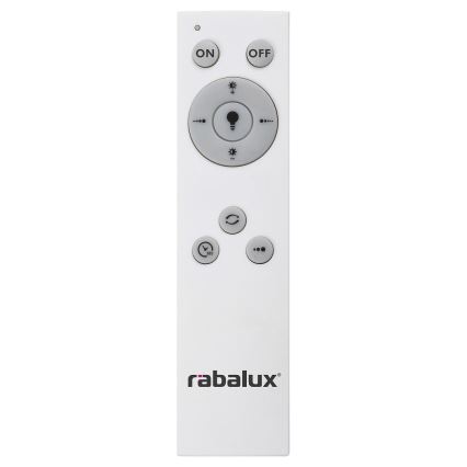 Rabalux - LED Dimmable ceiling light LED/38W/230V 3000-6500K white + remote control