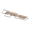 Rabalux - LED Dimmable ceiling light LED/40W/230V 3000-6500K 33x100 cm gold + remote control