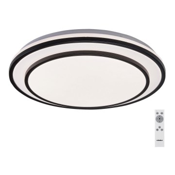 Rabalux - LED Dimmable ceiling light LED/40W/230V 3000-6500K black + remote control