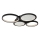Rabalux - LED Dimmable ceiling light LED/40W/230V 3000-6500K + remote control