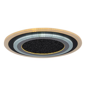 Rabalux - LED Dimmable ceiling light LED/56W/230V 3000/4000/6000K black + remote control