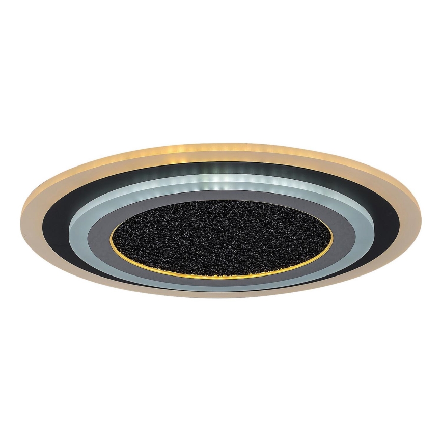 Rabalux - LED Dimmable ceiling light LED/56W/230V 3000/4000/6000K black + remote control