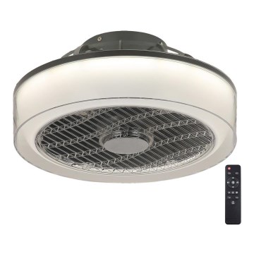Rabalux - LED Dimmable ceiling light with a fan LED/30W/230V 3000-6000K + remote control