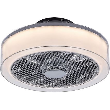 Rabalux - LED Dimmable ceiling light with a fan LED/30W/230V 3000-6000K + remote control