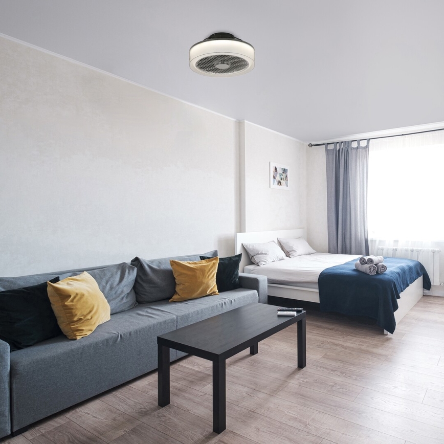 Rabalux - LED Dimmable ceiling light with a fan LED/30W/230V 3000-6000K + remote control