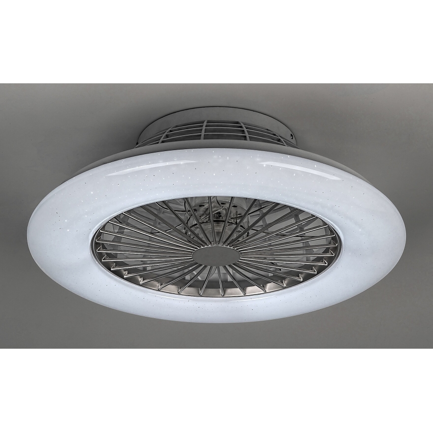Rabalux - LED Dimmable ceiling light with a fan LED/30W/230V 3000-6500K + remote control