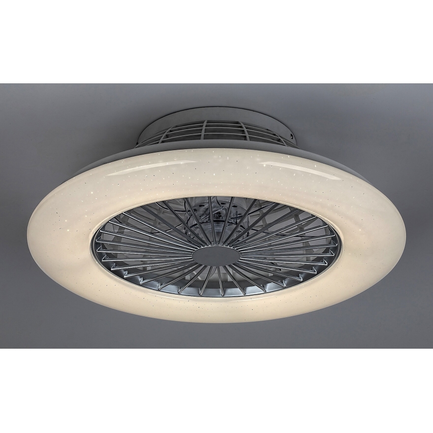 Rabalux - LED Dimmable ceiling light with a fan LED/30W/230V 3000-6500K + remote control