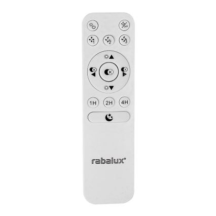 Rabalux - LED Dimmable ceiling light with a fan LED/30W/230V 3000-6500K + remote control