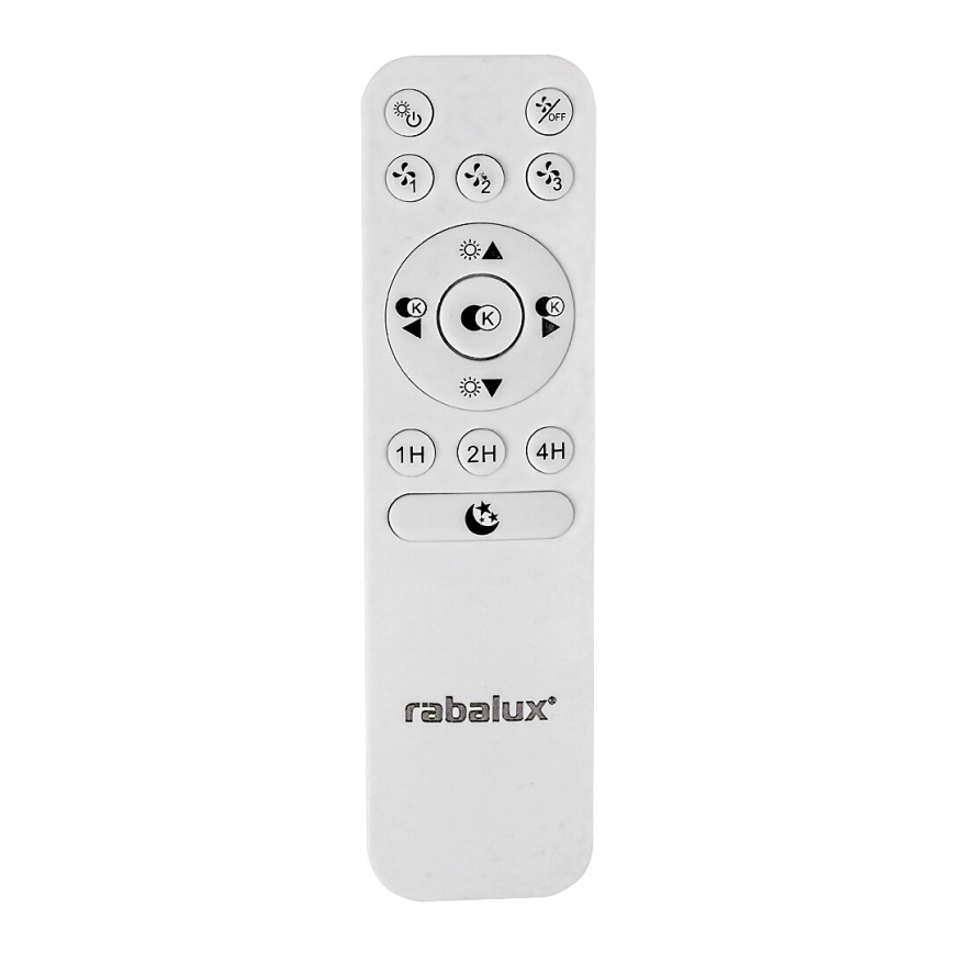Rabalux - LED Dimmable ceiling light with a fan LED/30W/230V 3000-6500K + remote control