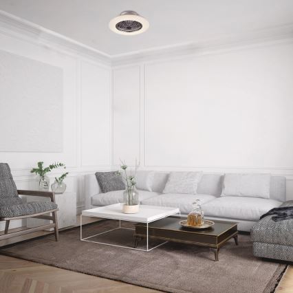 Rabalux - LED Dimmable ceiling light with a fan LED/30W/230V 3000-6500K + remote control