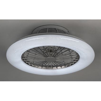 Rabalux - LED Dimmable ceiling light with a fan LED/30W/230V 3000-6500K + remote control