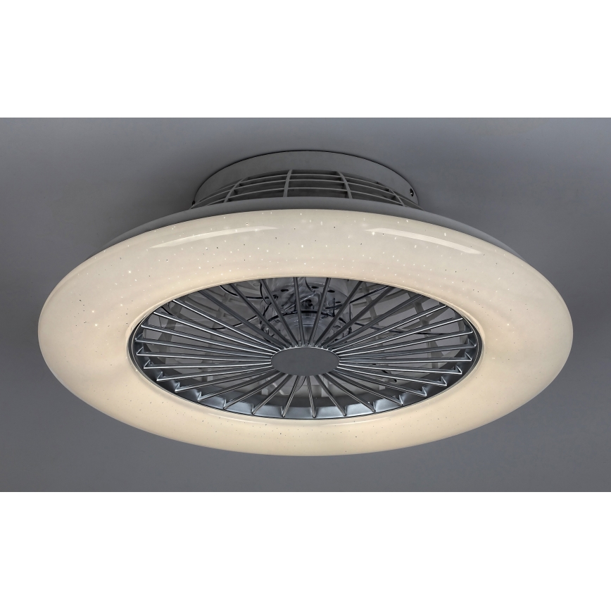 Rabalux - LED Dimmable ceiling light with a fan LED/30W/230V 3000-6500K + remote control