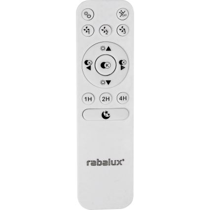 Rabalux - LED Dimmable ceiling light with a fan LED/30W/230V 3000-6500K + remote control