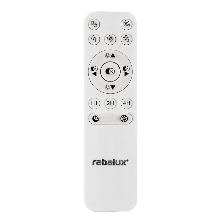 Rabalux - LED Dimmable ceiling light with a fan LED/40W/230V 3000-6500K + remote control