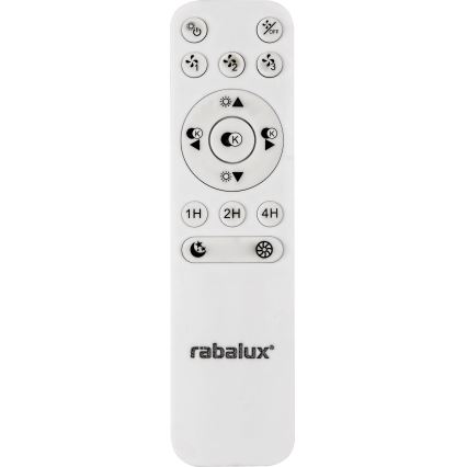 Rabalux - LED Dimmable ceiling light with a fan LED/40W/230V 3000-6500K + remote control