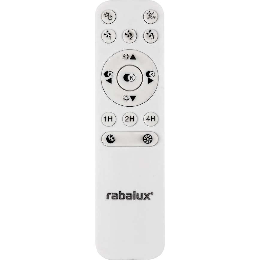 Rabalux - LED Dimmable ceiling light with a fan LED/40W/230V 3000-6500K + remote control