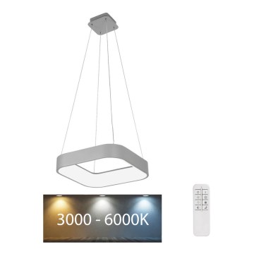 Rabalux - LED Dimmable chandelier on a string LED/28W/230V square 3000-6000K + remote control