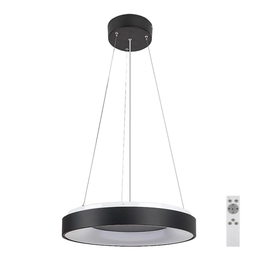 Rabalux - LED Dimmable chandelier on a string LED/38W/230V 3000-6500K black + remote control