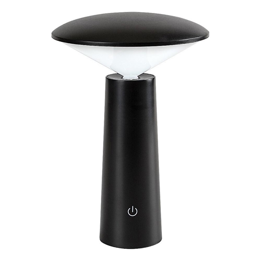 Rabalux - LED Dimmable rechargeable touch table lamp POLPERRO LED/3W/3,7V 1200mAh black