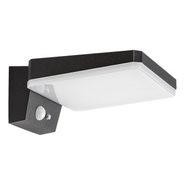 Rabalux - LED Dimmable solar wall light with a sensor LED/4,4W/3,7V IP54 black