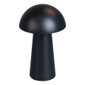 Rabalux - LED Dimmable Touch Rechargeable Outdoor Lamp LED/1.5W/5V IP44 1200 mAh USB Black