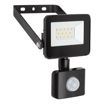 Rabalux - LED Floodlight with a sensor LED/10W/230V 4000K IP44 black