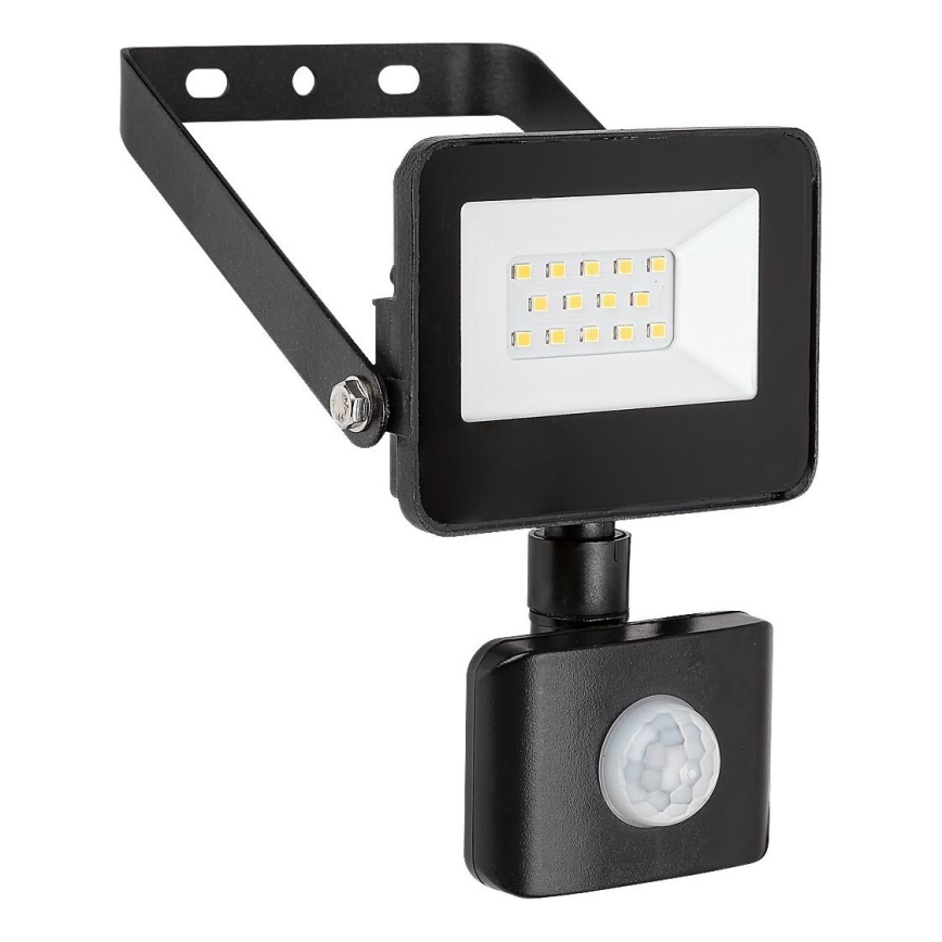 Rabalux - LED Floodlight with a sensor LED/10W/230V 4000K IP44 black