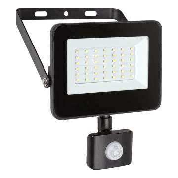 Rabalux - LED Floodlight with a sensor LED/30W/230V 4000K IP44 black