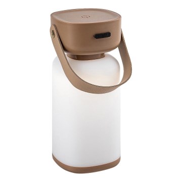 Rabalux - LED Outdoor dimmable touch rechargeable table lamp LED/3W/5V IP44 brown